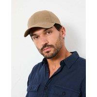 FatFace Pure Cotton Herringbone Baseball Cap Stone