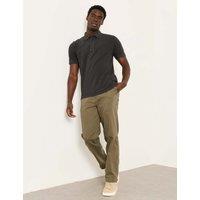 FatFace Tapered Fit Pure Cotton Twill Trousers Khaki