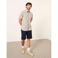 FatFace Regular Fit Pure Cotton Floral Shirt Black Mix