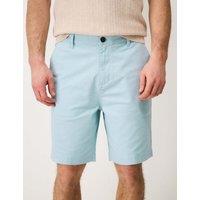 Crew Clothing Bermuda Stretch Chino Shorts Duck Egg