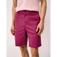Crew Clothing Bermuda Stretch Chino Shorts Medium Red