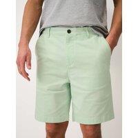 Crew Clothing Bermuda Stretch Chino Shorts Aqua