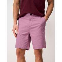 Crew Clothing Bermuda Stretch Chino Shorts Lilac