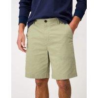 Crew Clothing Bermuda Stretch Chino Shorts Light Green