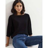Phase Eight Slash Neck Jumper Black
