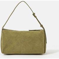ACCESSORIZE Suede Shoulder Bag Green