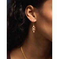 ACCESSORIZE 14 Carat Gold Plated Drop Earrings Gold