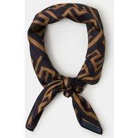 ACCESSORIZE Printed Square Scarf Black Mix
