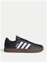 Adidas VL Court 3.0 Leather Trainers Dark Grey