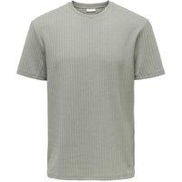ONLY & SONS Textured T-Shirt Green