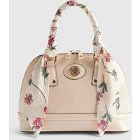 River Island Top Handle Cross Body Bag Cream