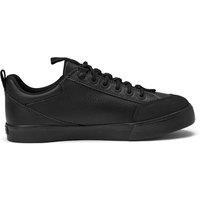 Kickers Kids' Leather Lace School Trainers (3 Large-6 Large) Black