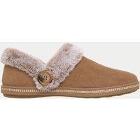 Skechers Cozy Campfire Round Toe Mule Slippers Tan