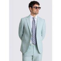 MOSS Slim Fit Wool Blend Suit Jacket Aqua