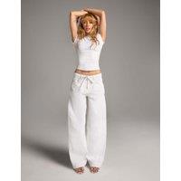 River Island Balloon Leg Jeans White
