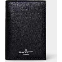Hackett Leather Bifold Book Wallet Black