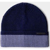 Hackett Merino Wool Beanie Hat Navy