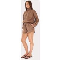 4th & Reckless Polka Dot Shorts Brown