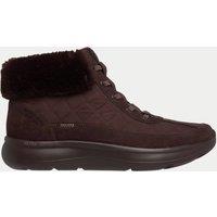 Skechers On-The-Go Encore Suede Ankle Boots Dark Brown
