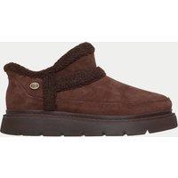 Skechers BOBS Keepsakes Lite Suede Ankle Boots Chocolate