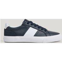 Hackett Suede Mixed Texture Trainers Navy Mix