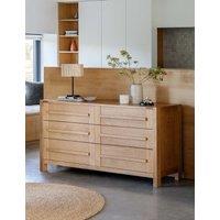 Gallery Direct Sonoma Wide 6 Drawer Chest Natural