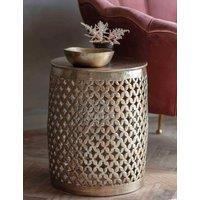 Gallery Direct Khalasar Metal Side Table Gold