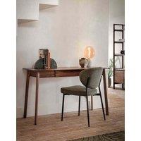 Gallery Direct Madrid 1 Drawer Desk Dark Brown