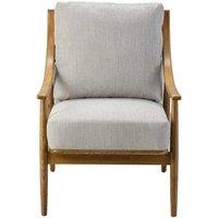 Gallery Direct Reliant Ash Linen Armchair Grey Mix