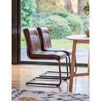 Gallery Direct Capri Leather Chair Dark Brown