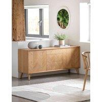 Gallery Direct Milano 2 Door Sideboard Natural