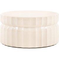 Gallery Direct Cirella Outdoor Coffee Table Cream