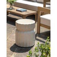 Gallery Direct Cirella Outdoor Side Table Cream