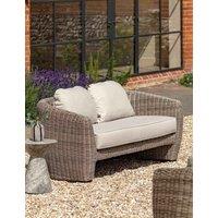 Gallery Direct Positano Two Seater Outdoor Sofa Natural