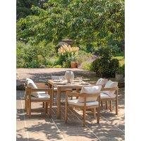 Gallery Direct Madeira 6 Seater Garden Table and Chairs Beige