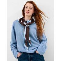 ACCESSORIZE Polka Dot Scarf Chocolate