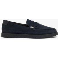 Lacoste Cochet Suede Loafers Navy
