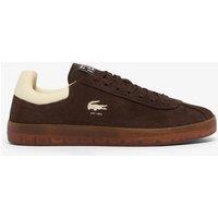 Lacoste Baseshot Suede Trainers Brown Mix