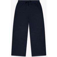 Boss Modal Rich Ribbed Pyjama Bottoms Dark Blue