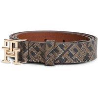 Tommy Hilfiger Leather Logo Jeans Belt Black