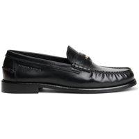 Tommy Hilfiger Brushed Leather Loafers Black