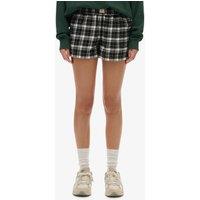 Superdry & Co Brushed Cotton Checked Pyjama Shorts Black