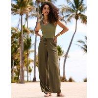 SOSANDAR Flared Trousers Blue