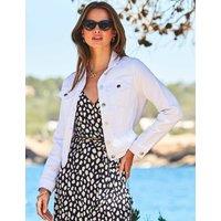 SOSANDAR Denim Jacket White