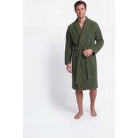 Lyle & Scott Cotton Blend Bathrobe Green