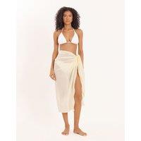 4th & Reckless Ariana Beach Cover Up Sarong Lemon