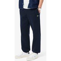 Lacoste Cuffed Brushed Fleece Joggers Navy