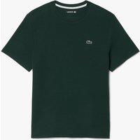 Lacoste Pure Cotton Waffle Texture Loungewear T-Shirt Dark Green