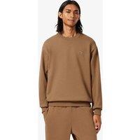 Lacoste Cuffed Brushed Fleece Joggers Tan