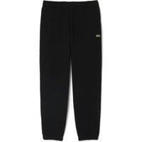 Lacoste Cuffed Brushed Fleece Joggers Black
